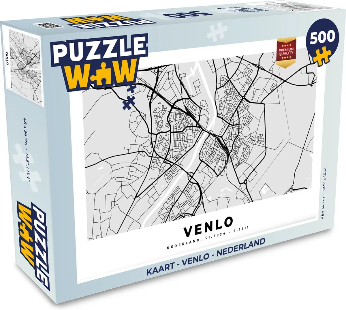 PuzzleWow Legpuzzel Venlo Nederland 500 Stuks