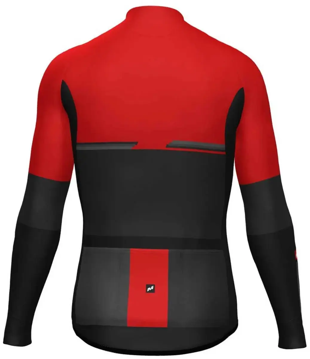 MASSI Pro Jersey Lange Mouwen Heren - Zwart M - afbeelding 5 van 6