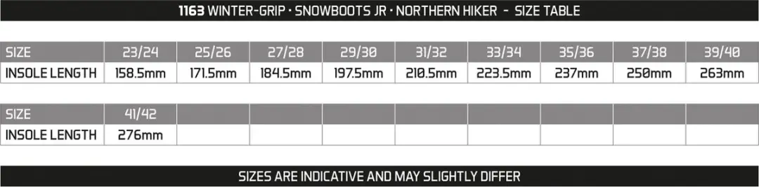 Winter-grip Northern Hiker Winterlaarzen - Zwart/Grijs/Roze - 25/26 - afbeelding 6 van 6