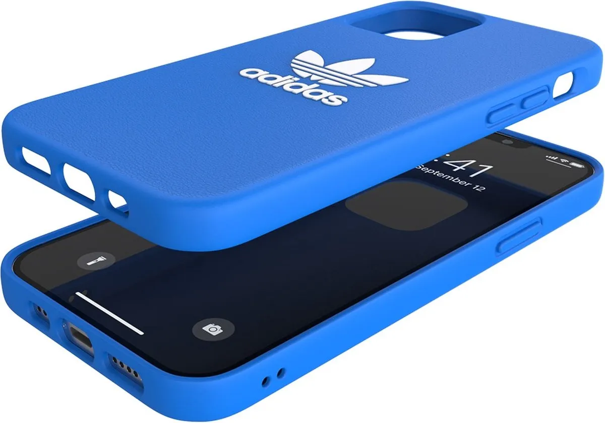 Adidas Moulded Case Basic TPU Hoesje iPhone 12 Pro Max - Blauw