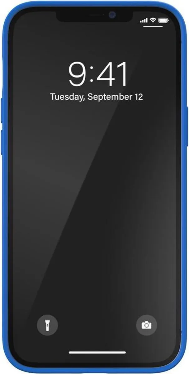 Adidas Moulded Case Basic TPU Hoesje iPhone 12 Pro Max - Blauw