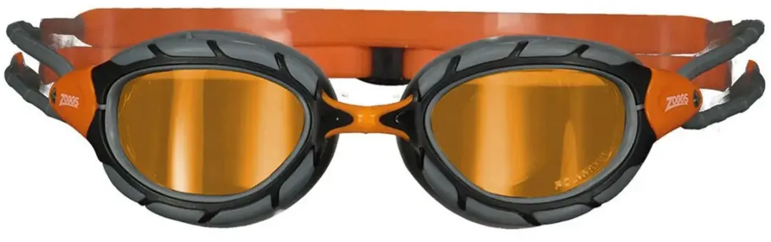 Zoggs Predator Pol Ultra Zwembril - Grey Orange - afbeelding 3 van 3