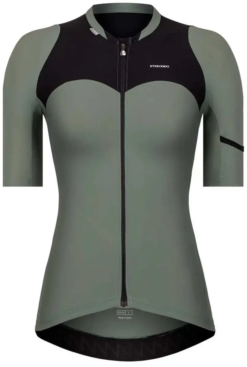 Etxeondo Lira Korte Mouw Wielertrui Zwart L Vrouw