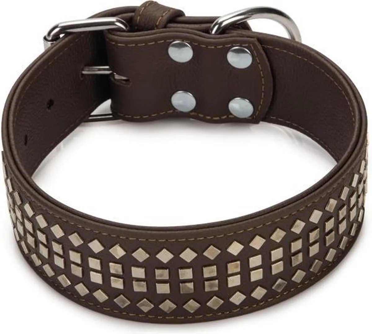 Beeztees Vintage Hondenhalsband - 43,5-49,5cm x 50mm
