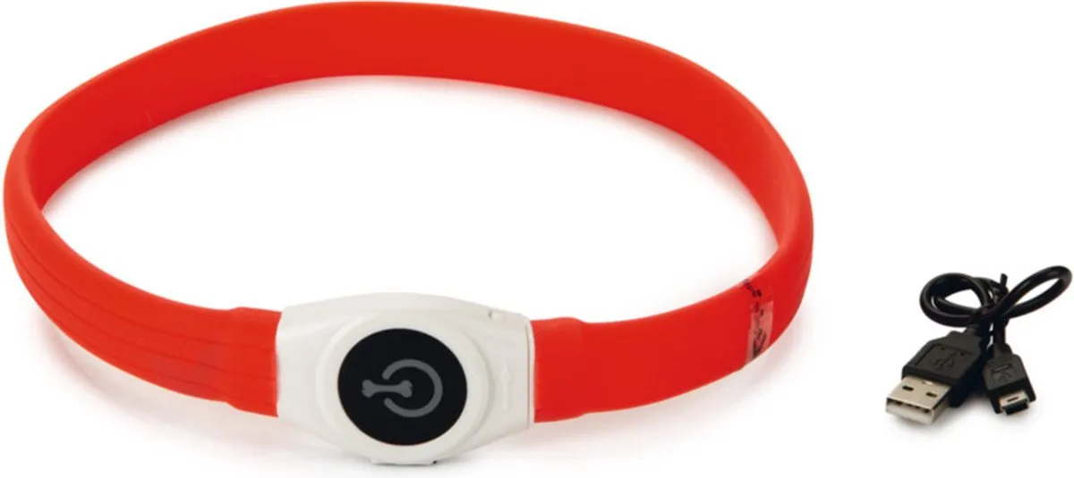 Beeztees Safety Gear Glowy Hondenhalsband