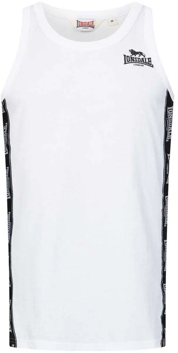 Lonsdale Clousta Tanktop Heren - Wit - L - afbeelding 4 van 6