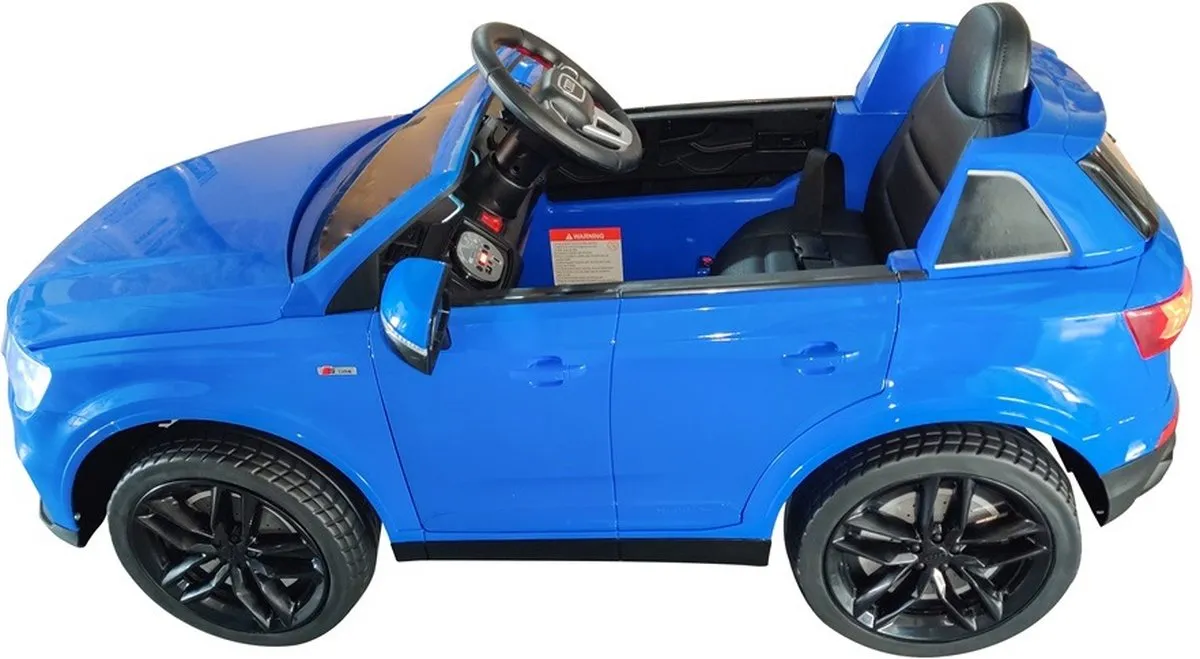 Audi Q7 Kinderauto 12V Blauw