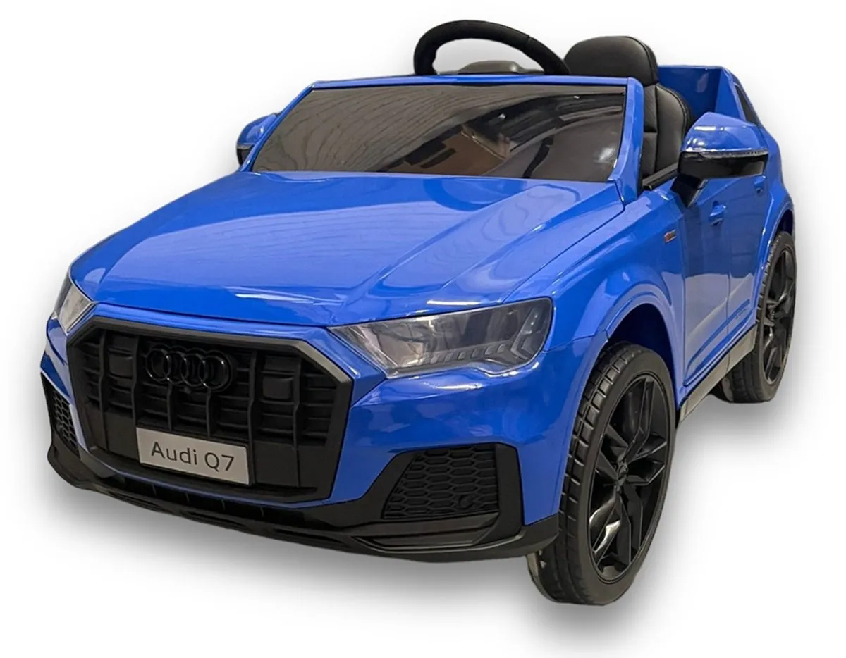 Audi Q7 Kinderauto 12V Blauw