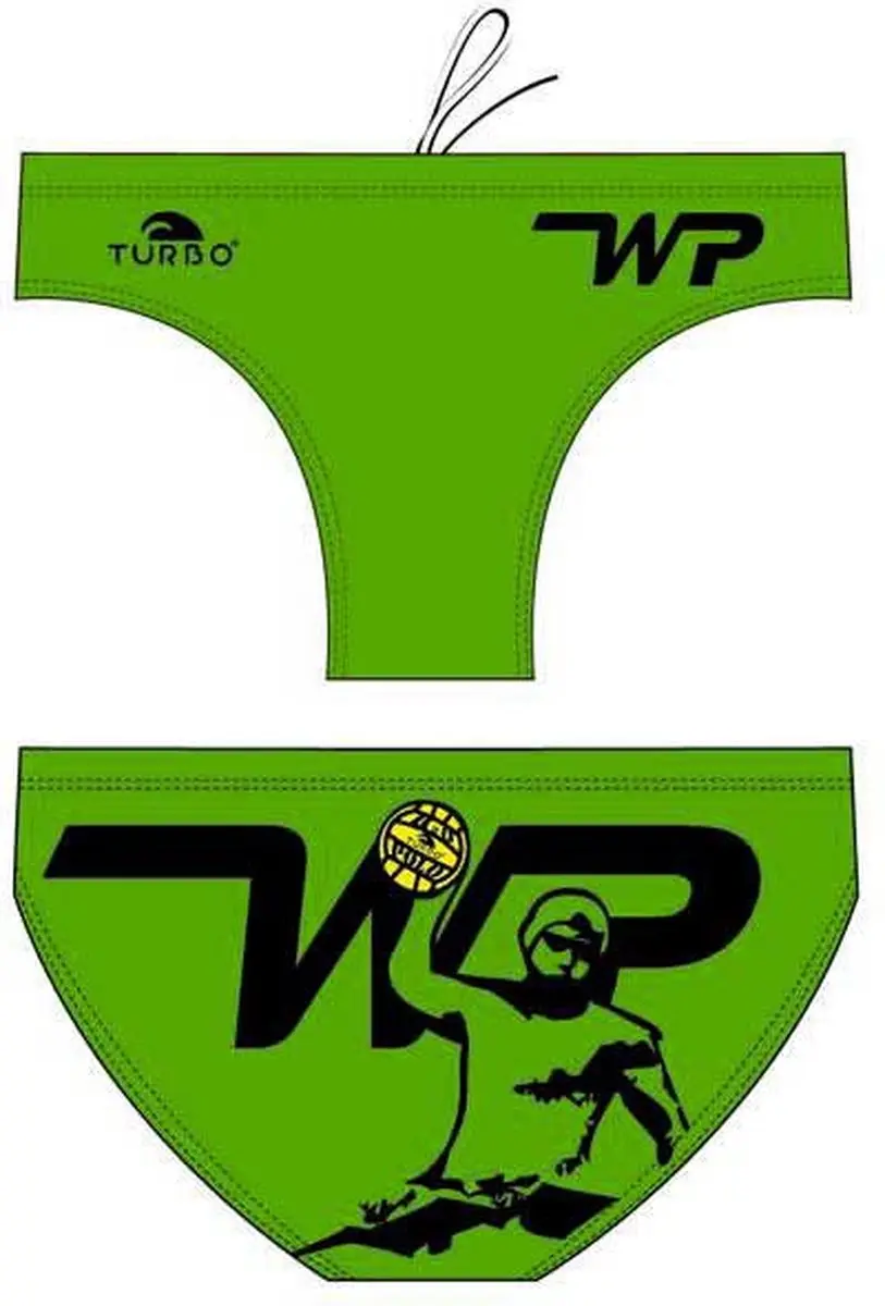 Turbo Player Zwemslip Groen 2XL Man