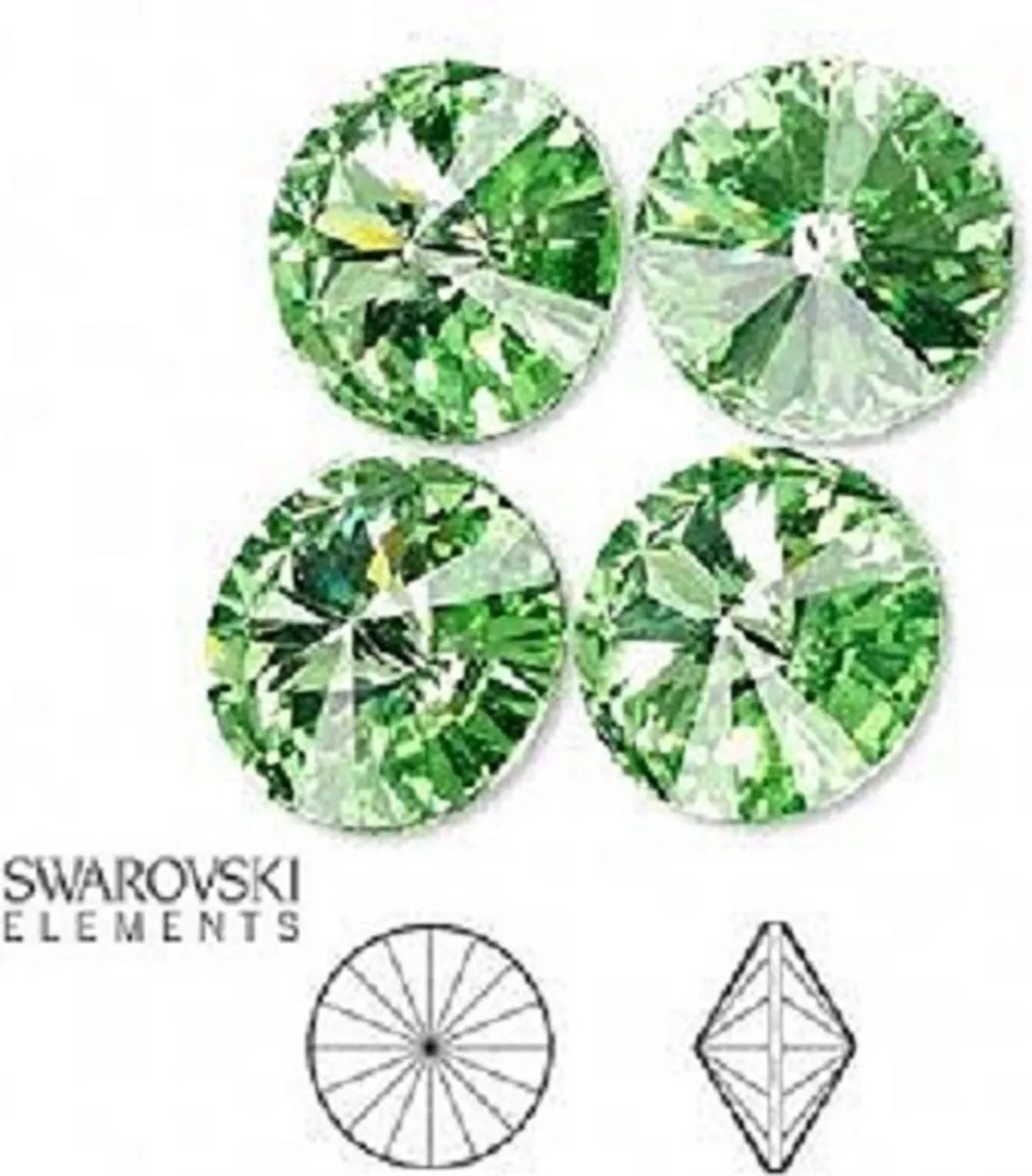 Swarovski Rivoli Kristallen Stenen 14mm
