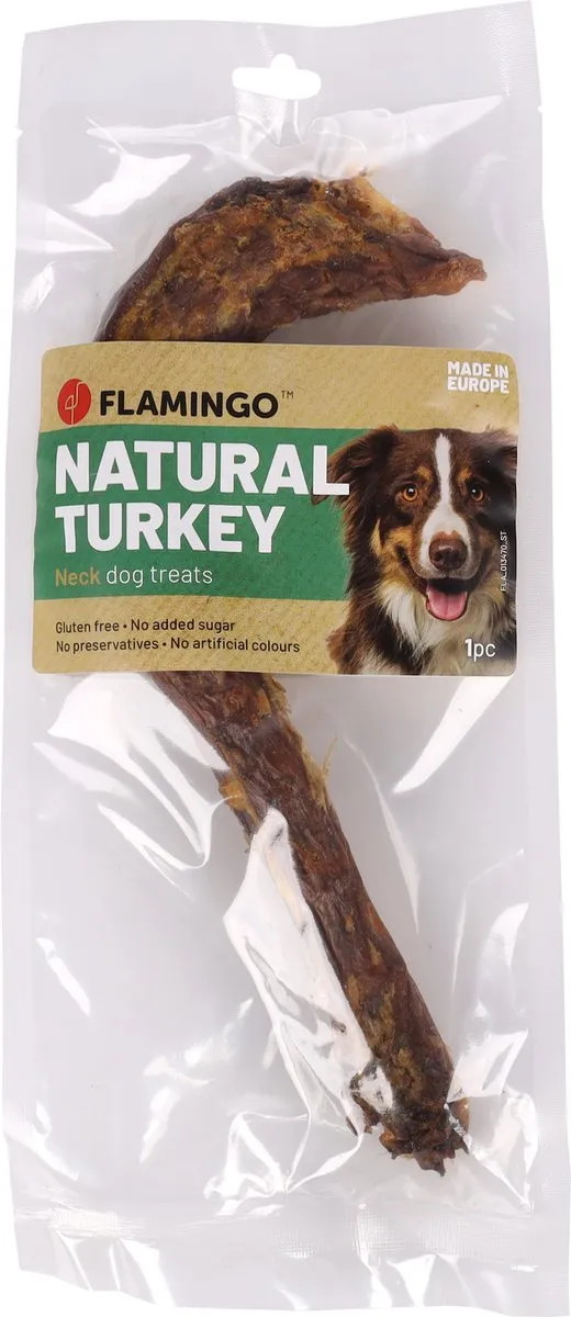 Flamingo Nature Snack Kalkoennek Honden