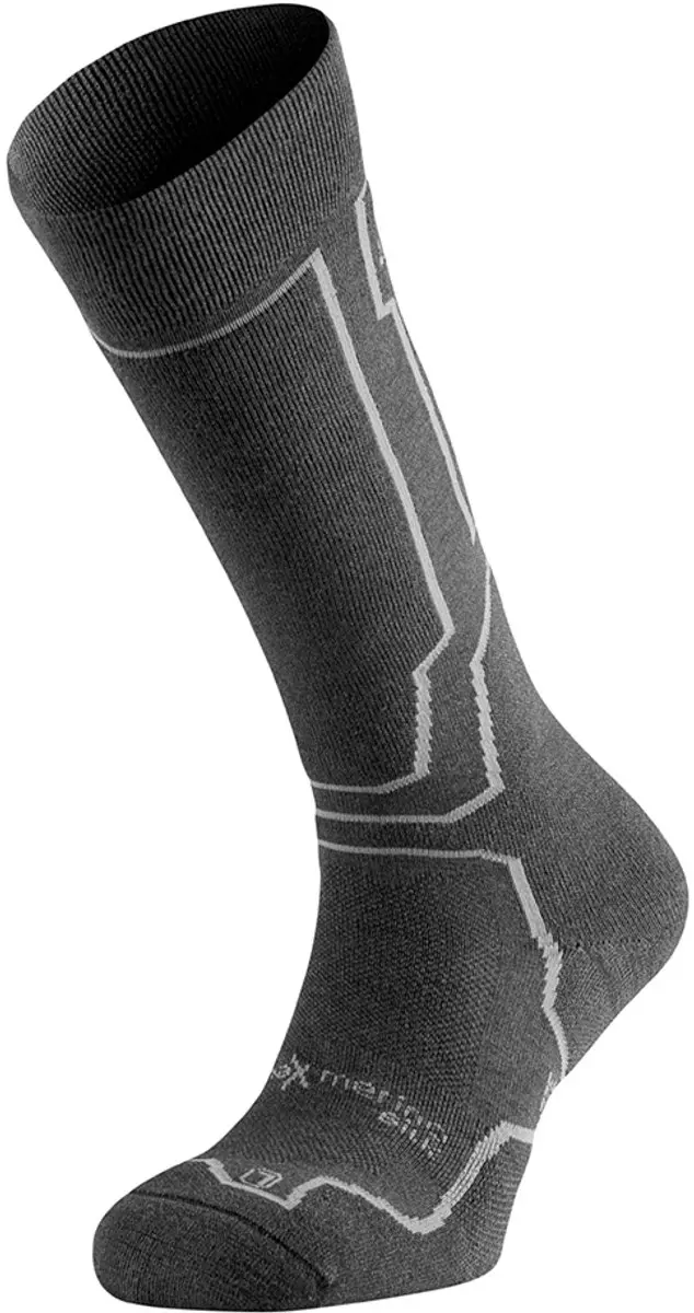 Lurbel Peak Silk Six Lange Sokken Grijs EU 36-38