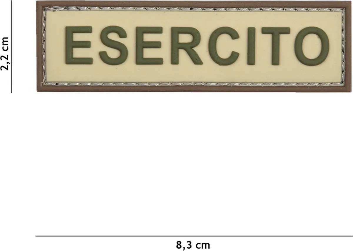 101 Inc Embleem 3D Pvc Esercito Coyote