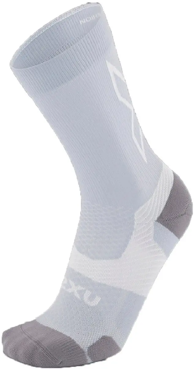 2xu Vectr Light Cushion Crew Lange Sokken Grijs EU 35-37 1/2