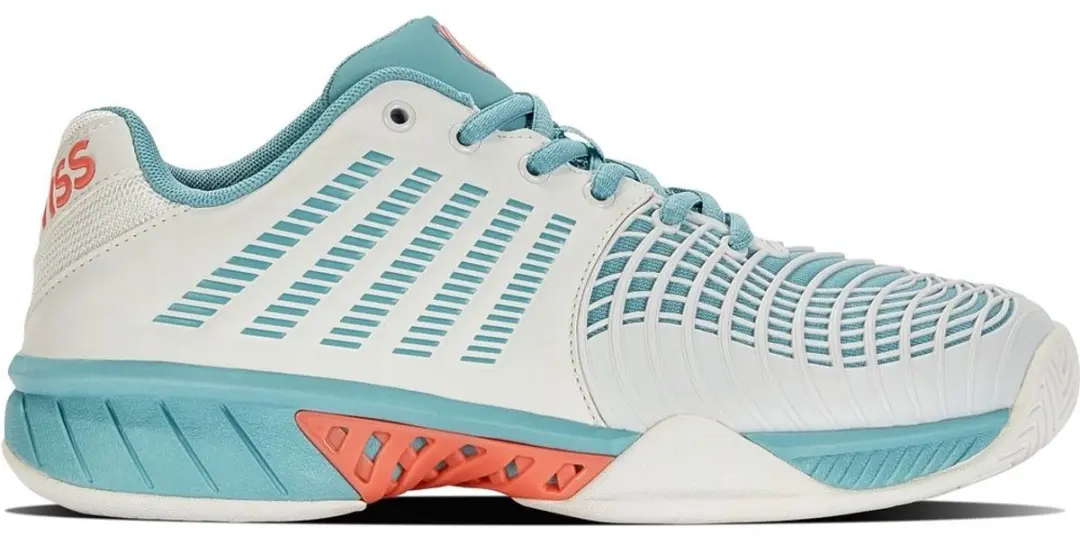 K-Swiss Sportschuhe Damen Tennisschuhe K Swiss Express Light 3 Blanc 1362978 Wei