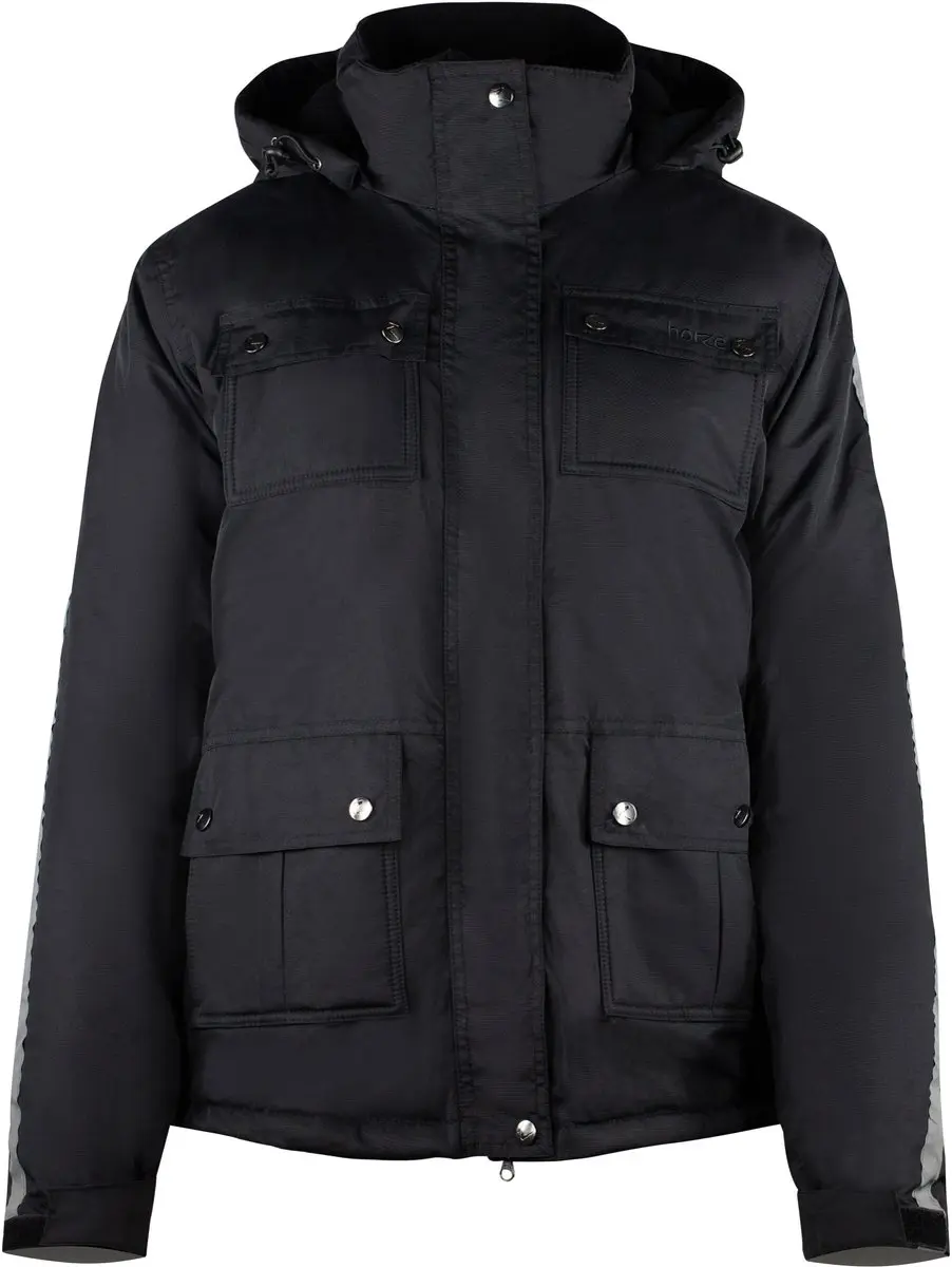 Horze WinterRider Kids Jas, zwart, 158/164