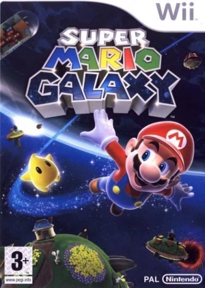 Nintendo Super Mario Galaxy Wii - 2 Spelers Offline