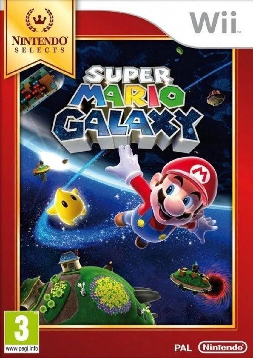 Nintendo Super Mario Galaxy Wii - 2 Spelers Offline