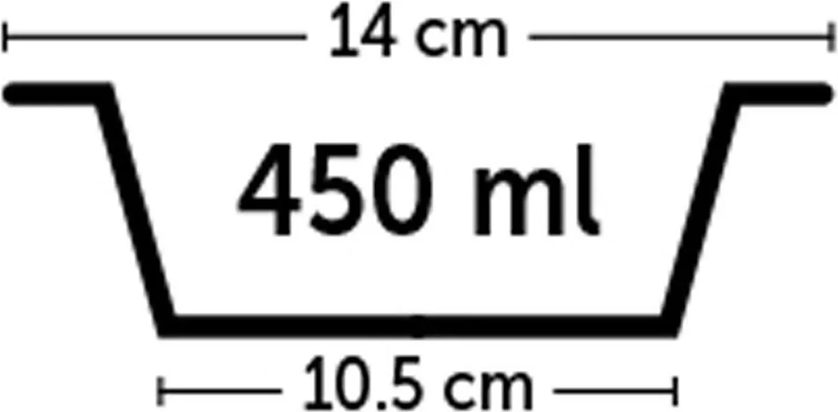 Flamingo Rimboe Voerbak - 450ml - Crème - afbeelding 6 van 6