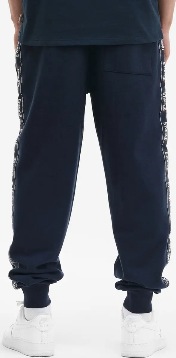 Lonsdale Delaval joggingbroek - Dark Navy/Oxblood/Ecru - afbeelding 2 van 6