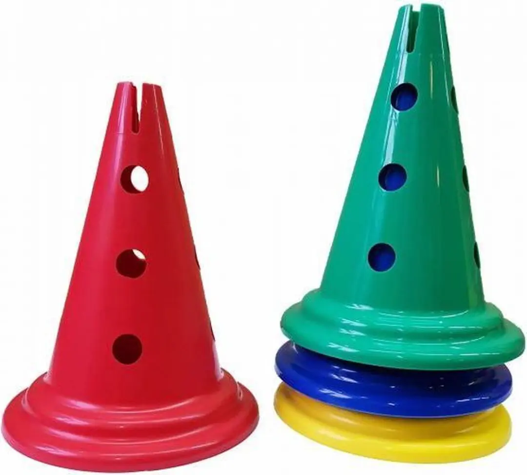 Megaform pionnen set sport speelgoed 30 cm multifunctioneel plastic.