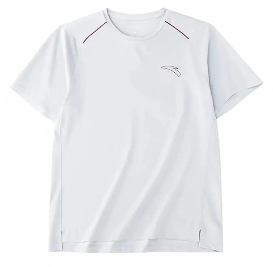 Anta Running T-shirt Met Korte Mouwen Grijs S Man