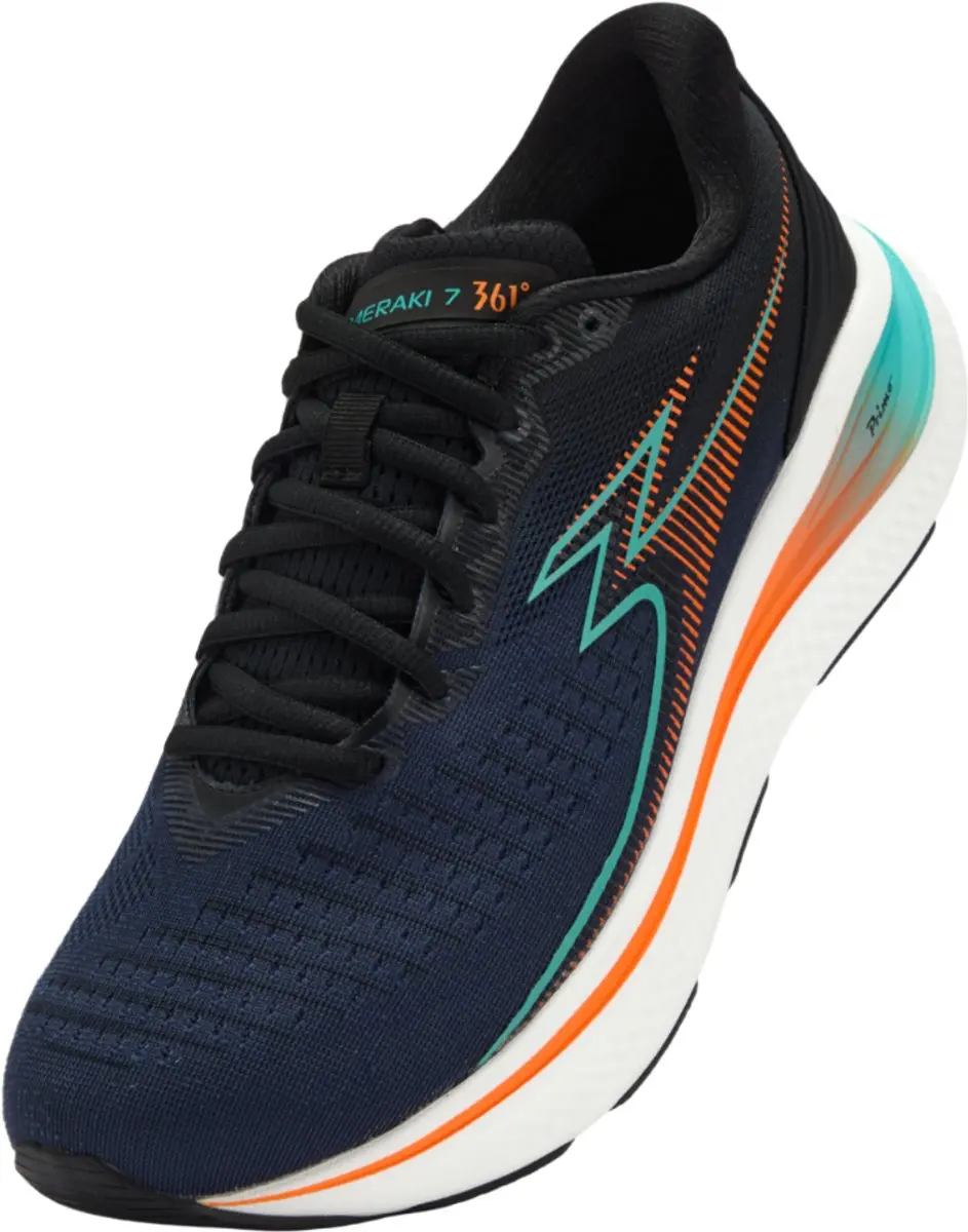 361 Meraki 7 zwart oranje hardloopschoenen heren (Y2607-0926)