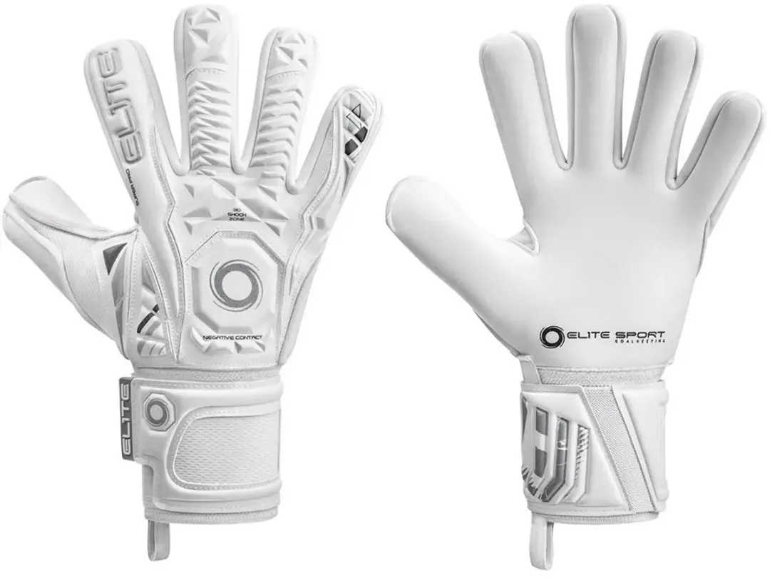 Elite Sport Supreme Keepershandschoenen - Wit/Lichtblauw - afbeelding 5 van 5