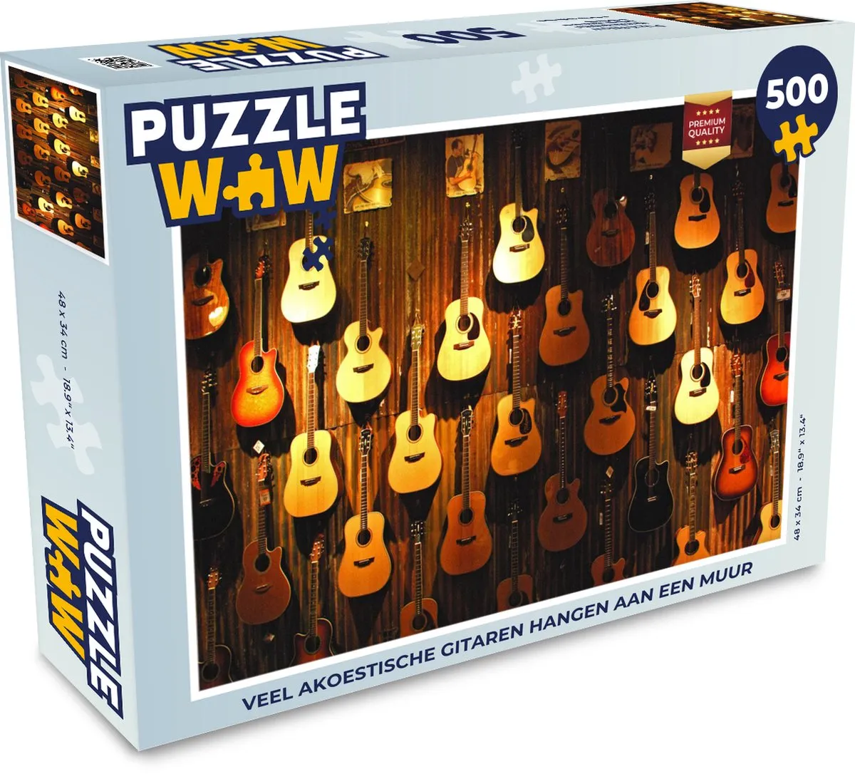 PuzzleWow Legpuzzel 500 Stuks - Multicolor