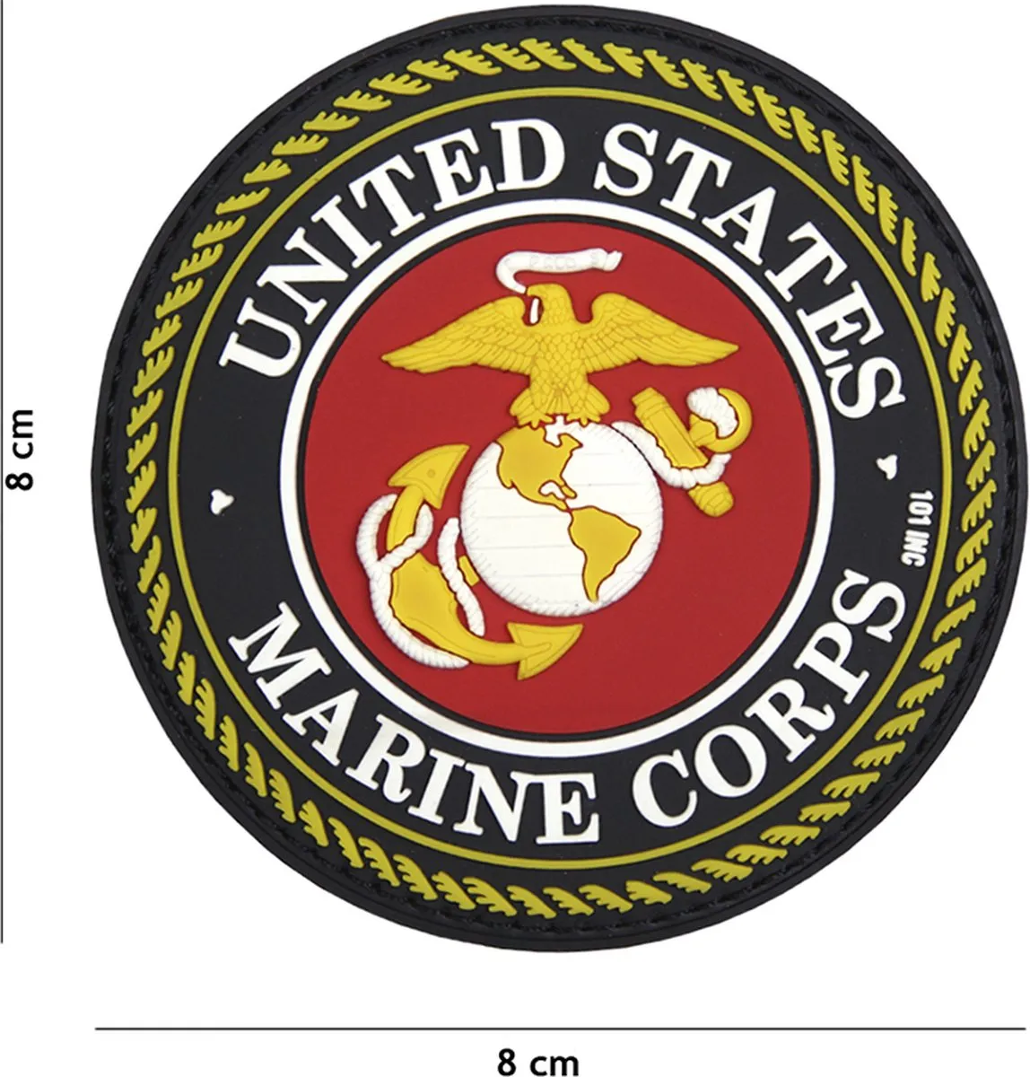 101 Inc Embleem 3D PVC United States Marine Corps