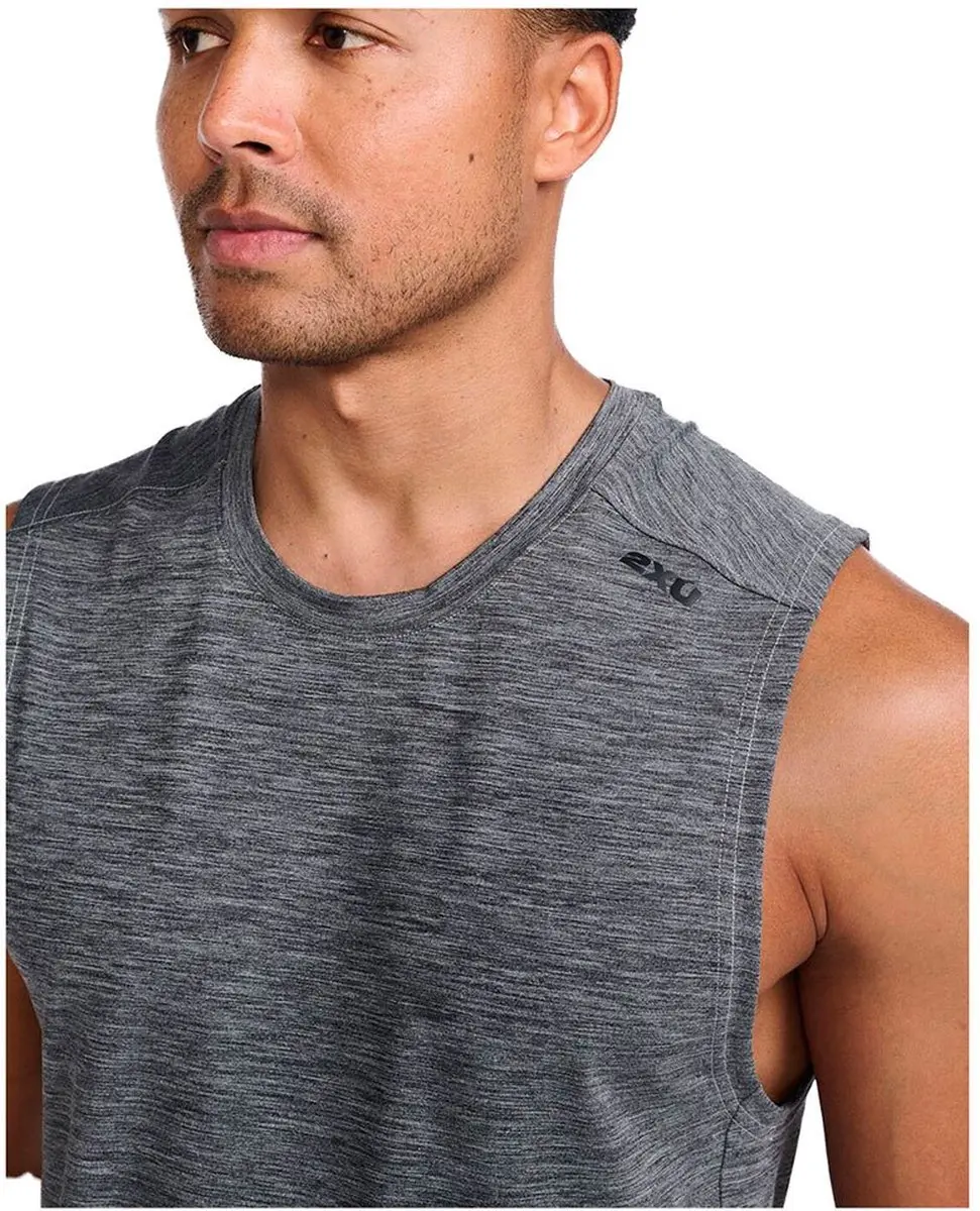 2XU Motion Tanktop Heren - Harbor Mist/Black - XL - afbeelding 5 van 6
