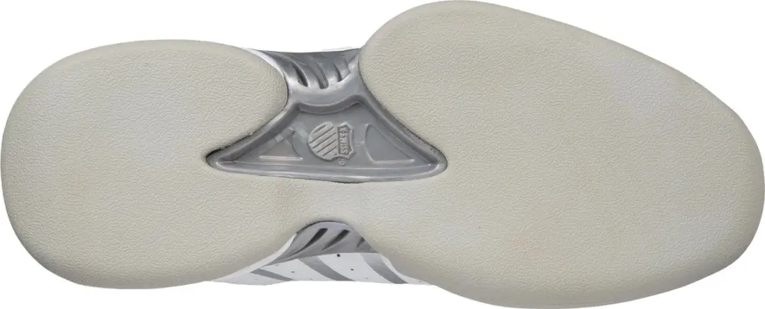 K-Swiss Receiver V Indoor Dames Tennisschoenen - White/Blue - afbeelding 3 van 6