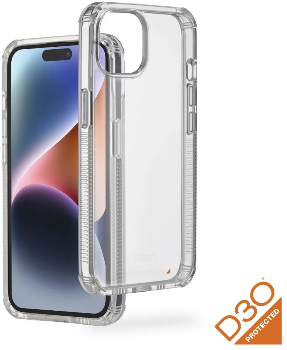 Hama Extreme Protect Cover iPhone 15 - Krasbestendig - Transparant - MPN 00136006