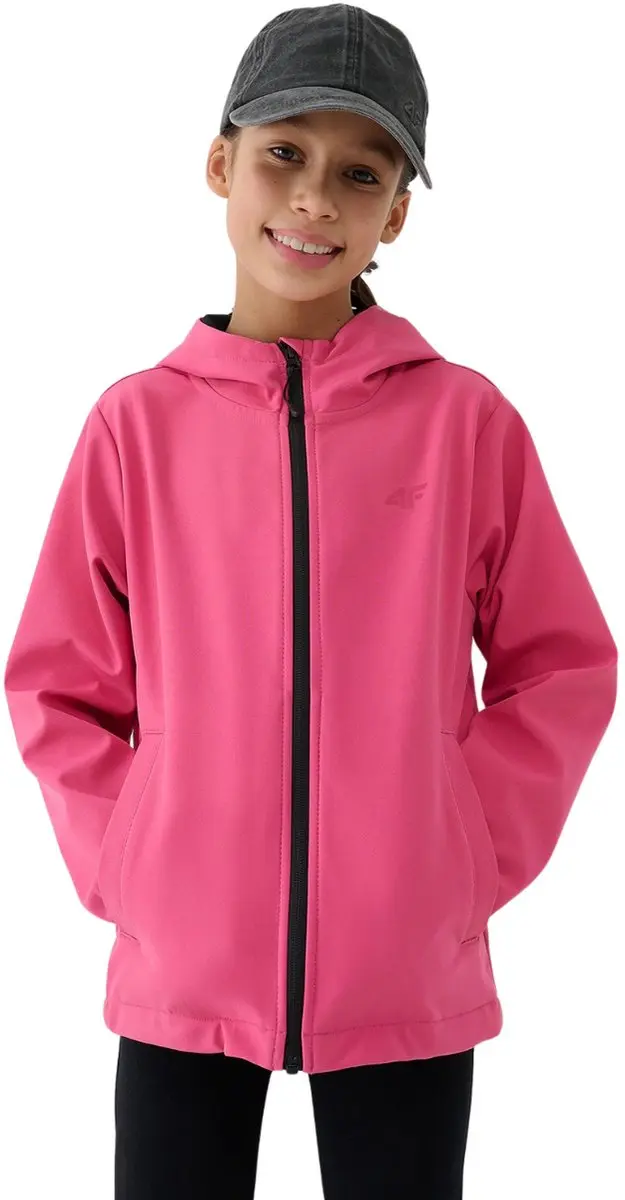 4F Jas Meisjes softshell Roze