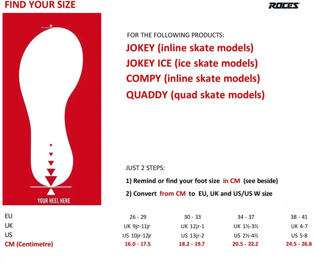 Roces Jokey Ice X IJshockeyschaatsen - 30-33 - Wit - afbeelding 4 van 5