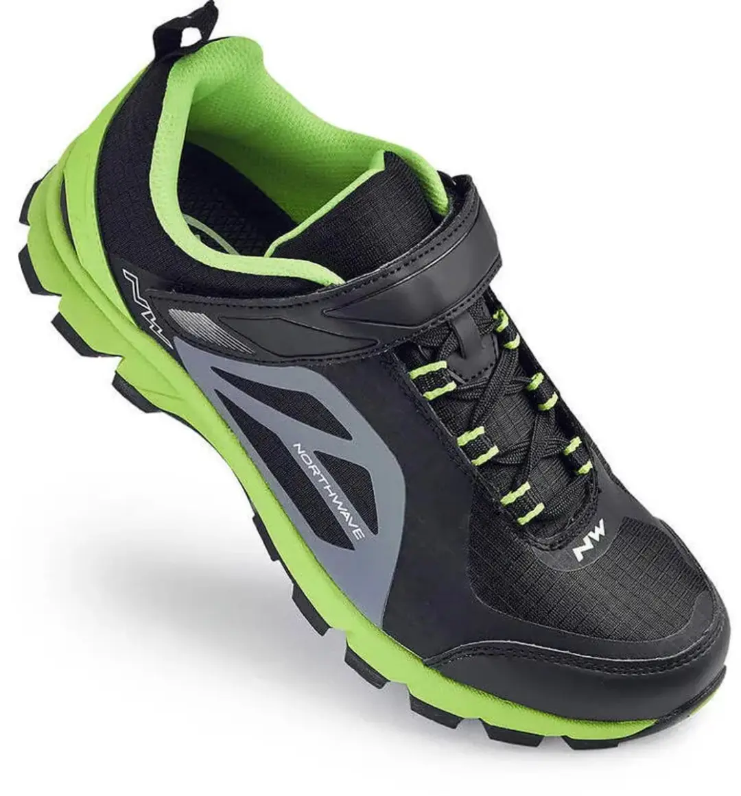 Northwave Escape Evo Mountainbikeschoenen - Zwart/Groen - afbeelding 2 van 2