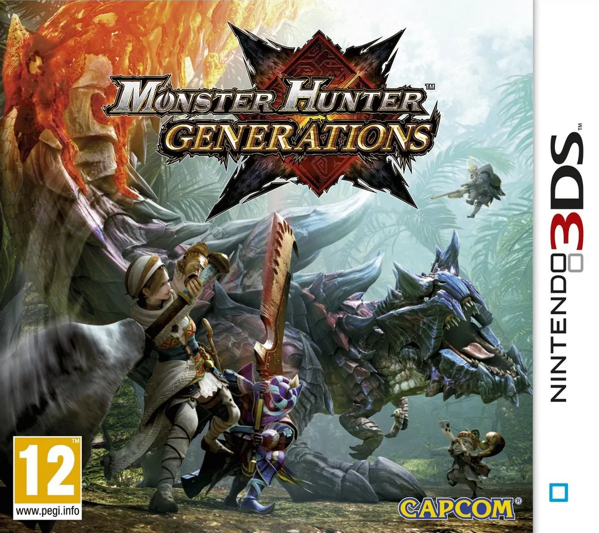 Nintendo Monster Hunter Generations - Nintendo 3DS - 4 Spelers