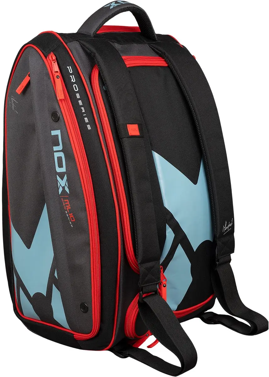 Nox ML10 Compact Wedstrijdrugzak XL - Rood/Zwart/Blauw - afbeelding 6 van 6