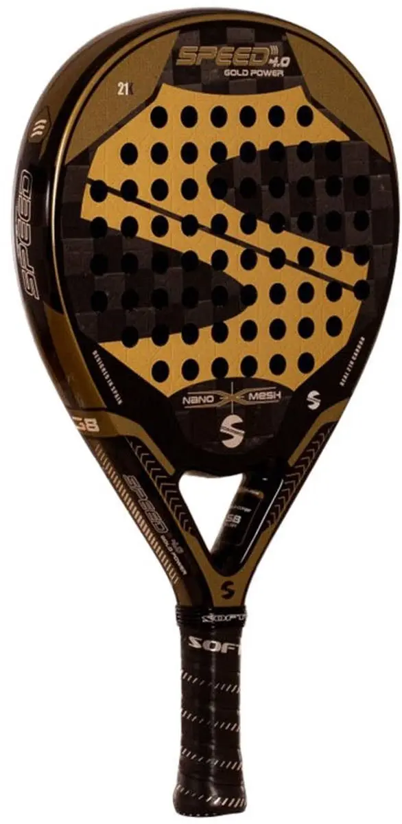 Softee Power 4.0 Padelracket - A005844 - Golden - afbeelding 4 van 6