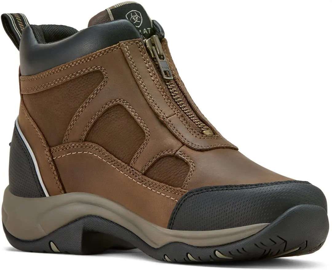 Ariat Terrain Zip Dames Stalschoenen - Bruin - 38.5 - afbeelding 5 van 6