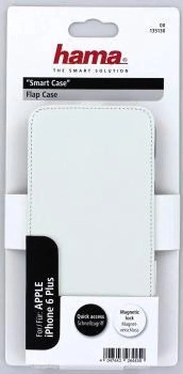 Hama Mobile Smartcase iPhone 6 Plus - Wit - afbeelding 2 van 2