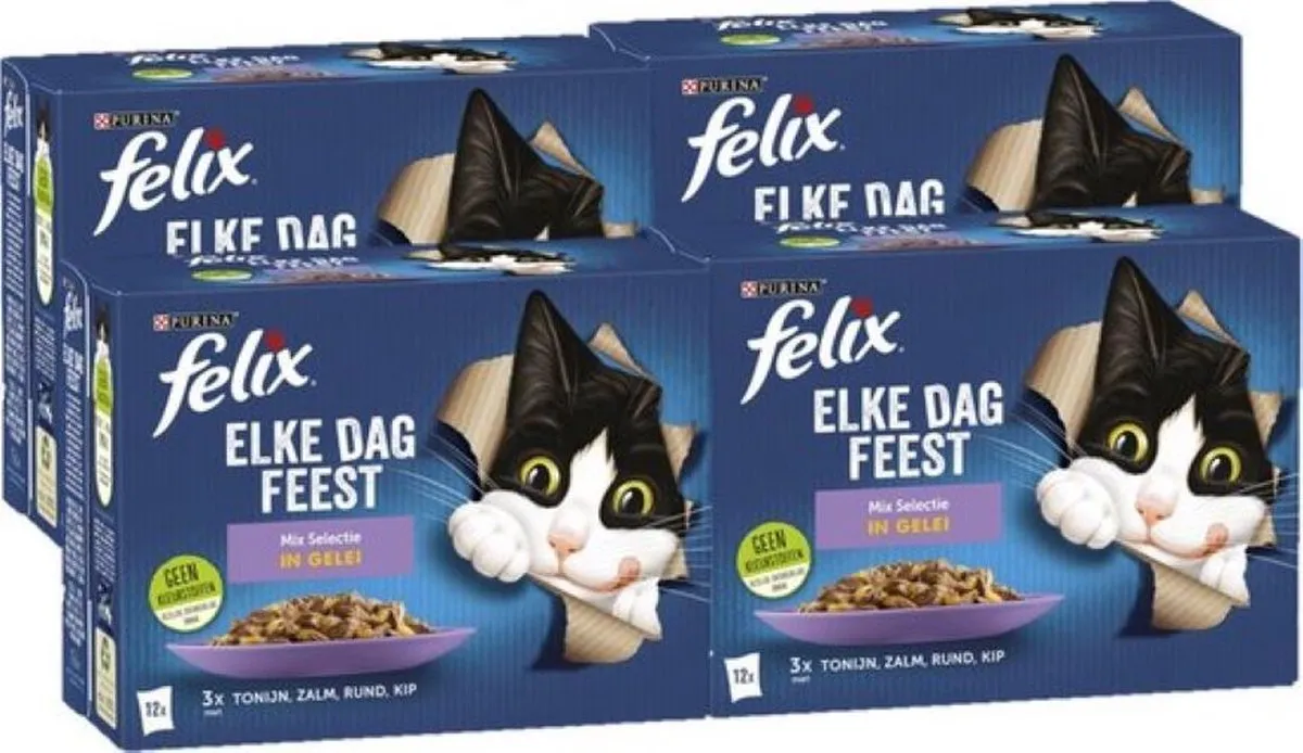 Felix Elke Dag Feest Mix Selectie Kattenvoer
