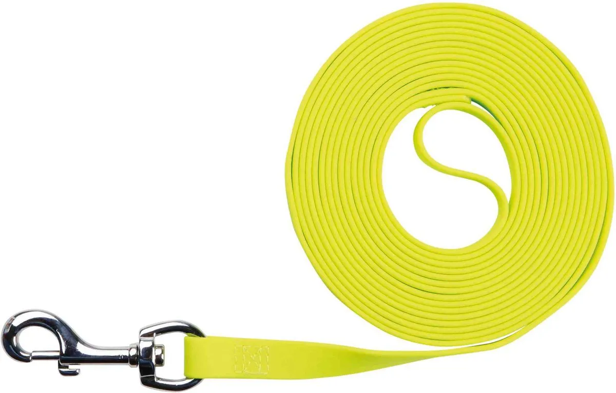 Trixie Easy Life Sleeplijn 17mm Neon Geel - 1500cm