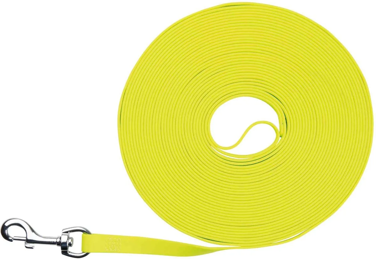 Trixie Easy Life Sleeplijn 17mm Neon Geel - 1500cm - afbeelding 6 van 6
