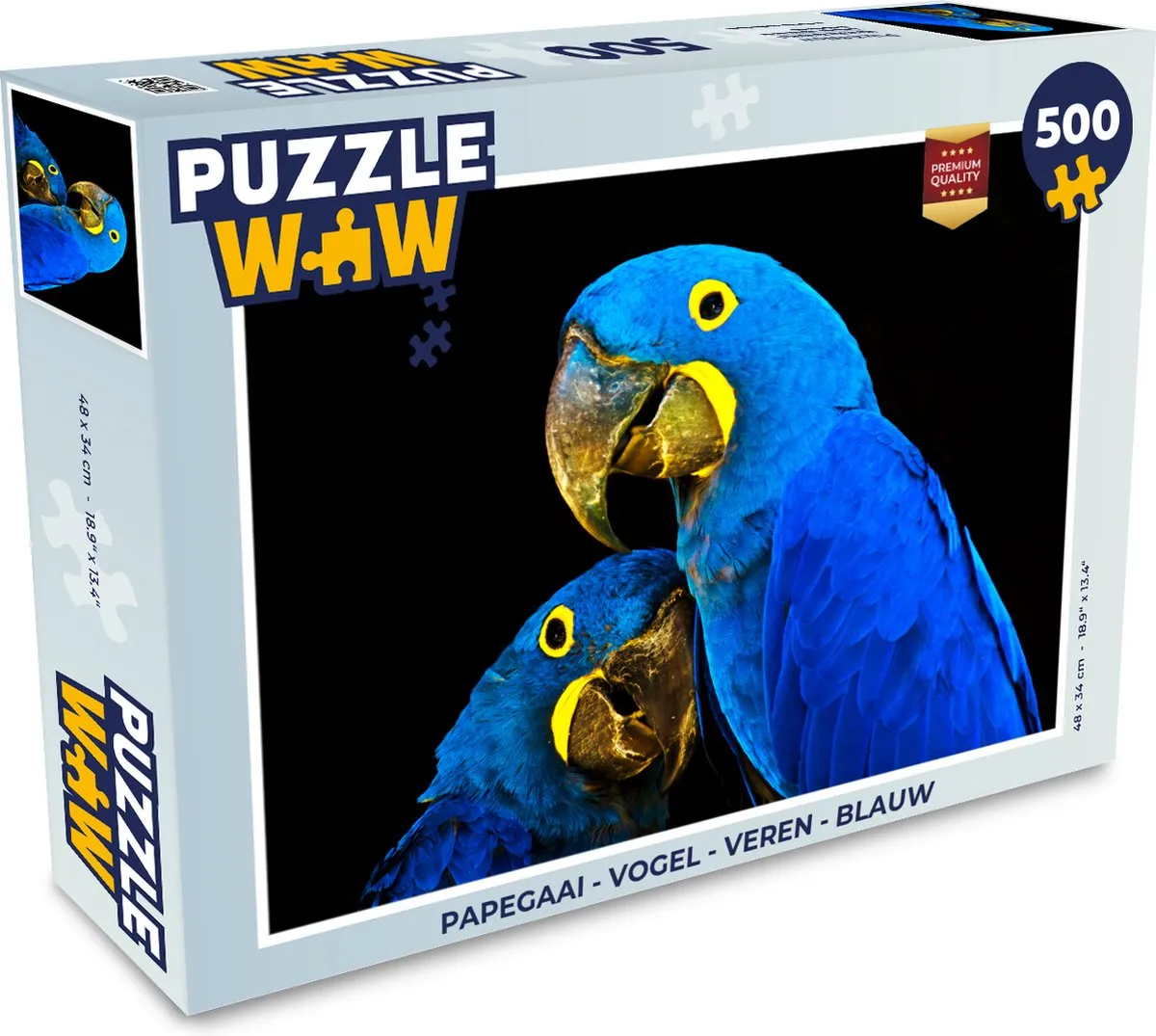 PuzzleWow Papegaai Legpuzzel 500 Stuks