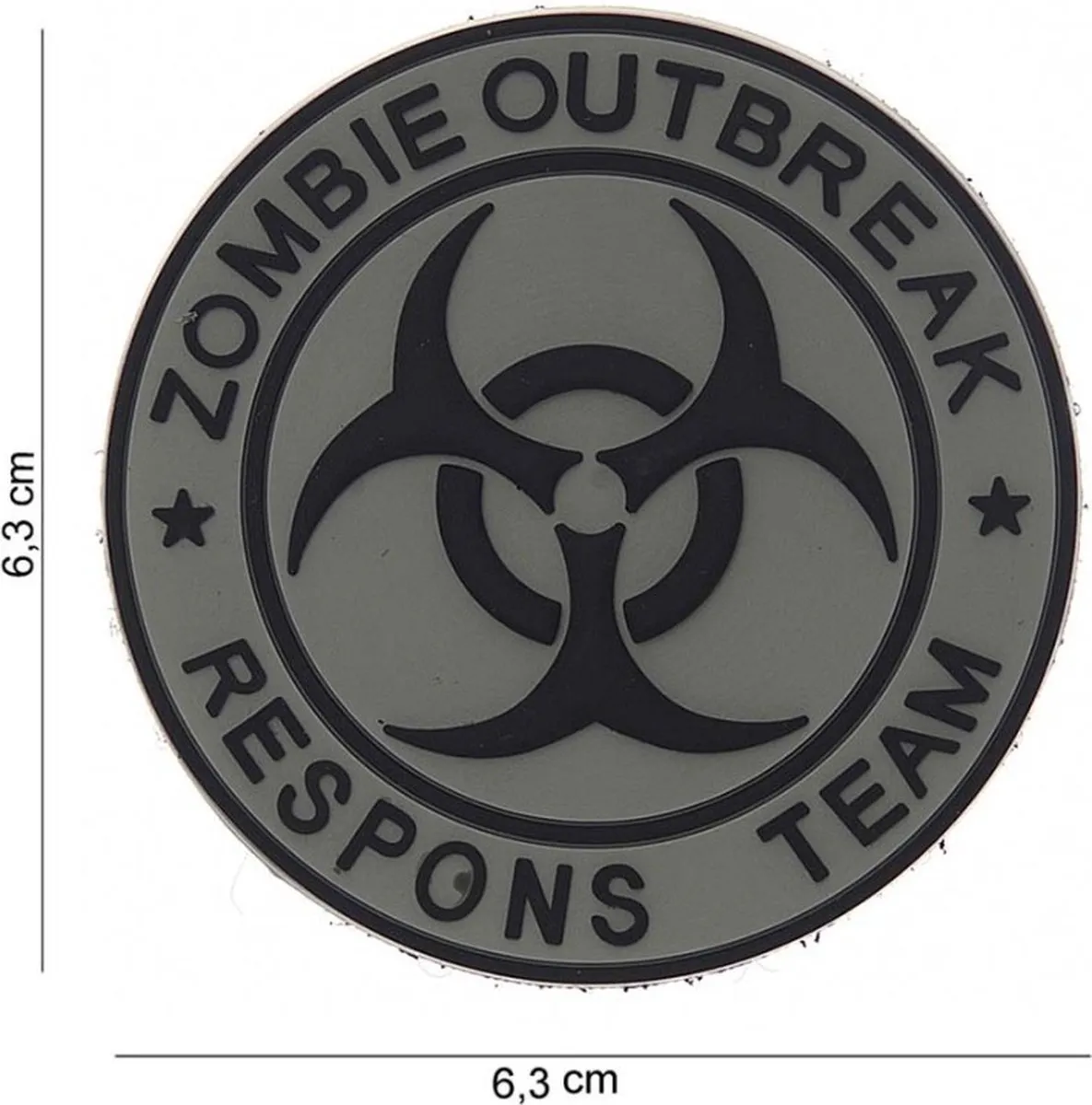 101 Inc Embleem 3D PVC Zombie Outbreak Team