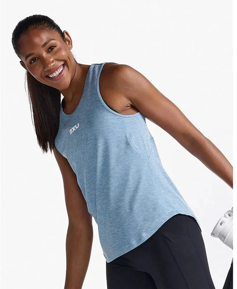 2XU Motion Damestanktop - Hydrangea/White - S - afbeelding 6 van 6