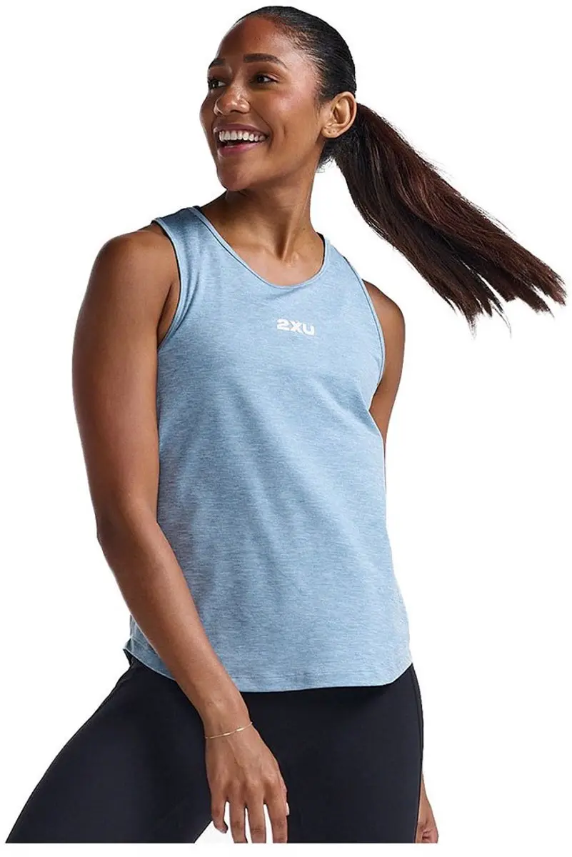 2XU Motion Damestanktop - Hydrangea/White - S