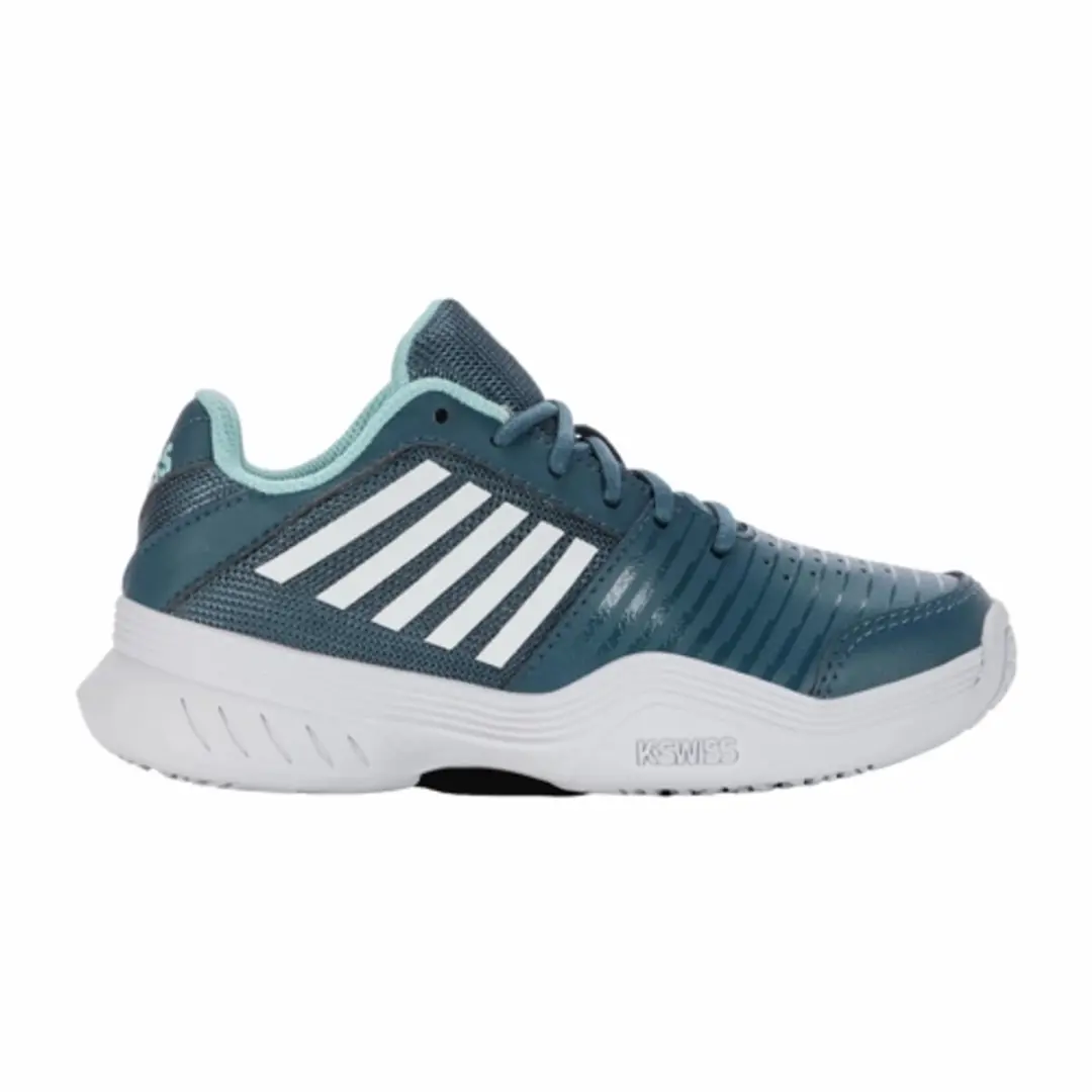 Tennisschoenen K-Swiss Kids Court Express Omni Indian Teal White Aqua Splash-Sch