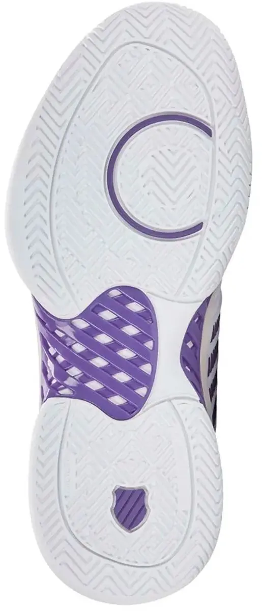 K-Swiss Express Light 3 Dames Tennisschoenen - Wit/Paars - afbeelding 2 van 6
